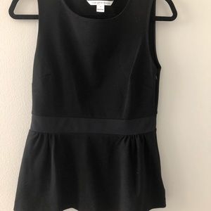 Sleeveless peplum top